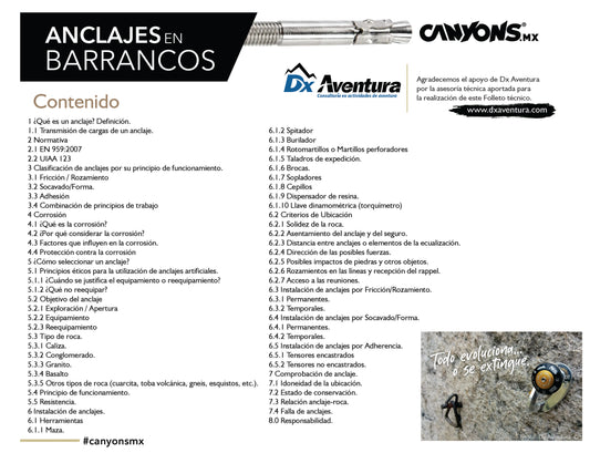 Folleto ANCLAJES EN BARRANCOS