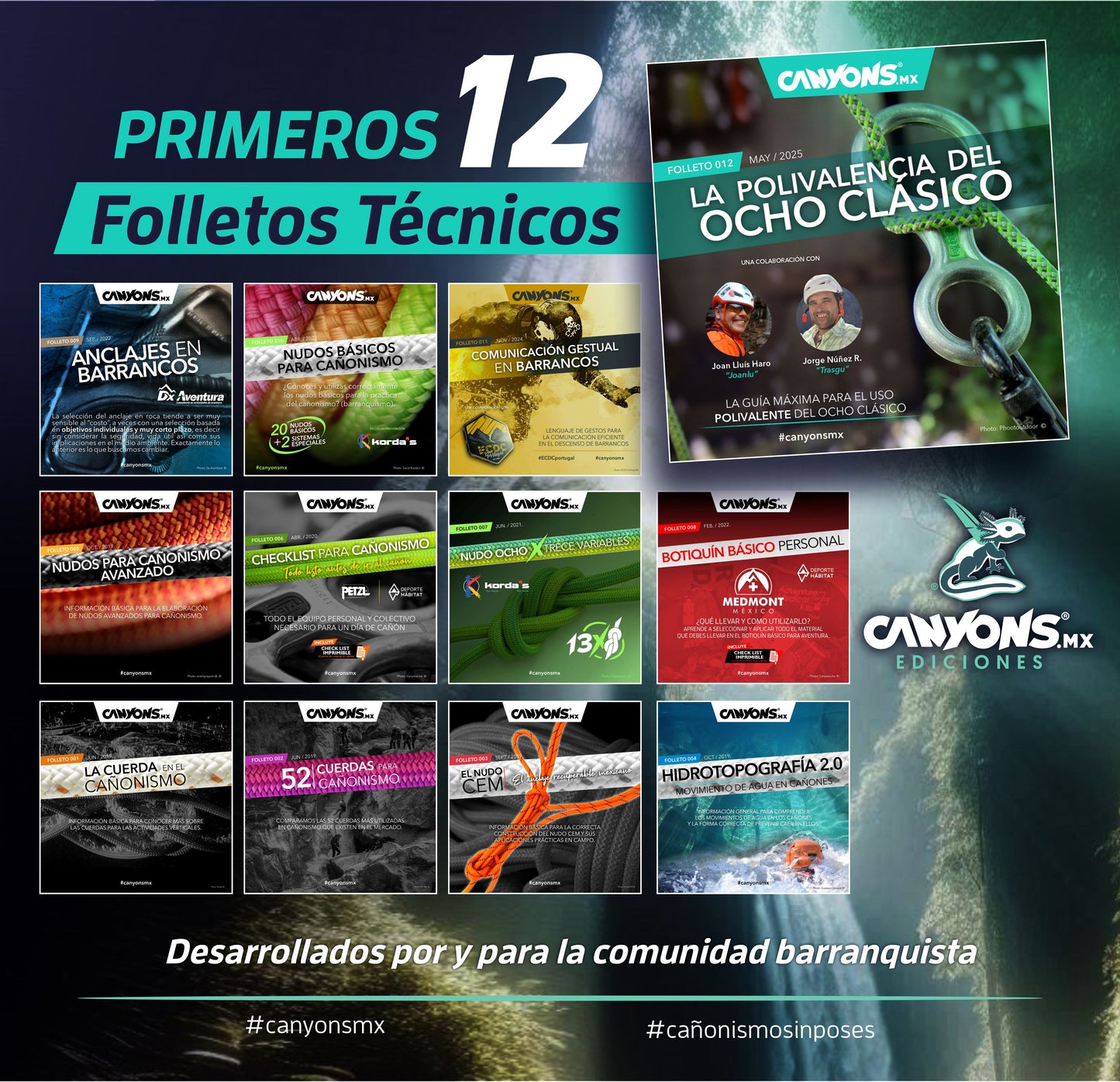 COMBO PACK 12 FOLLETOS Canyons.mx