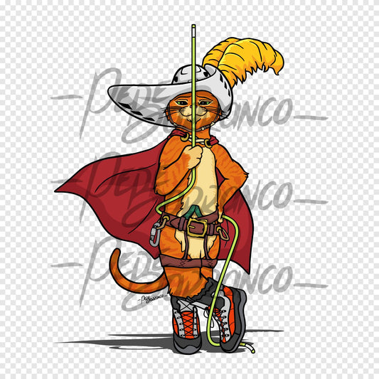 Gráfico "PUSS IN (canyoning) BOOTS"