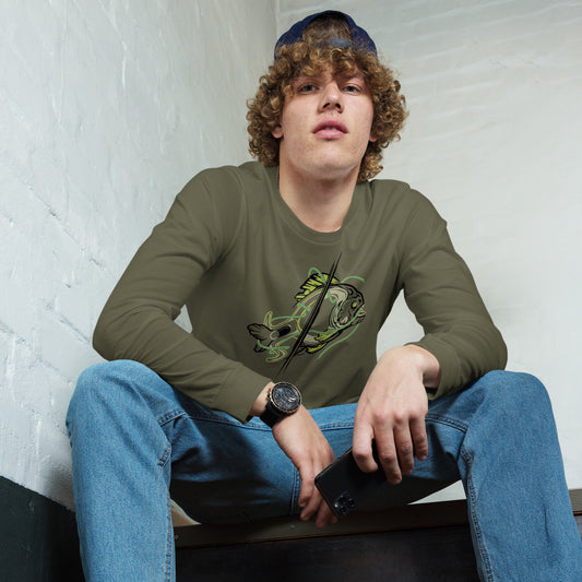 Camiseta manga larga "PIRANA"