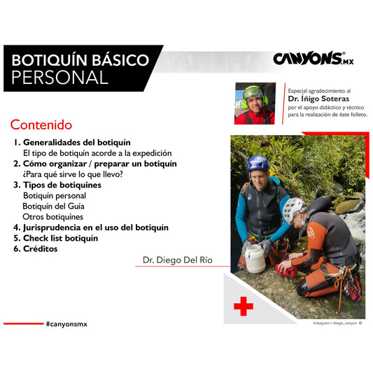 Folleto BOTIQUÍN BÁSICO PERSONAL