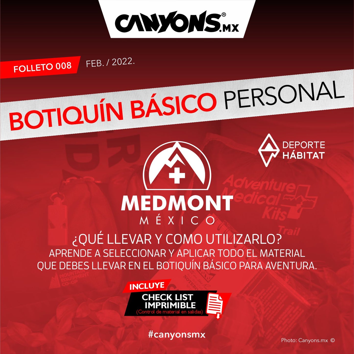 Folleto BOTIQUÍN BÁSICO PERSONAL