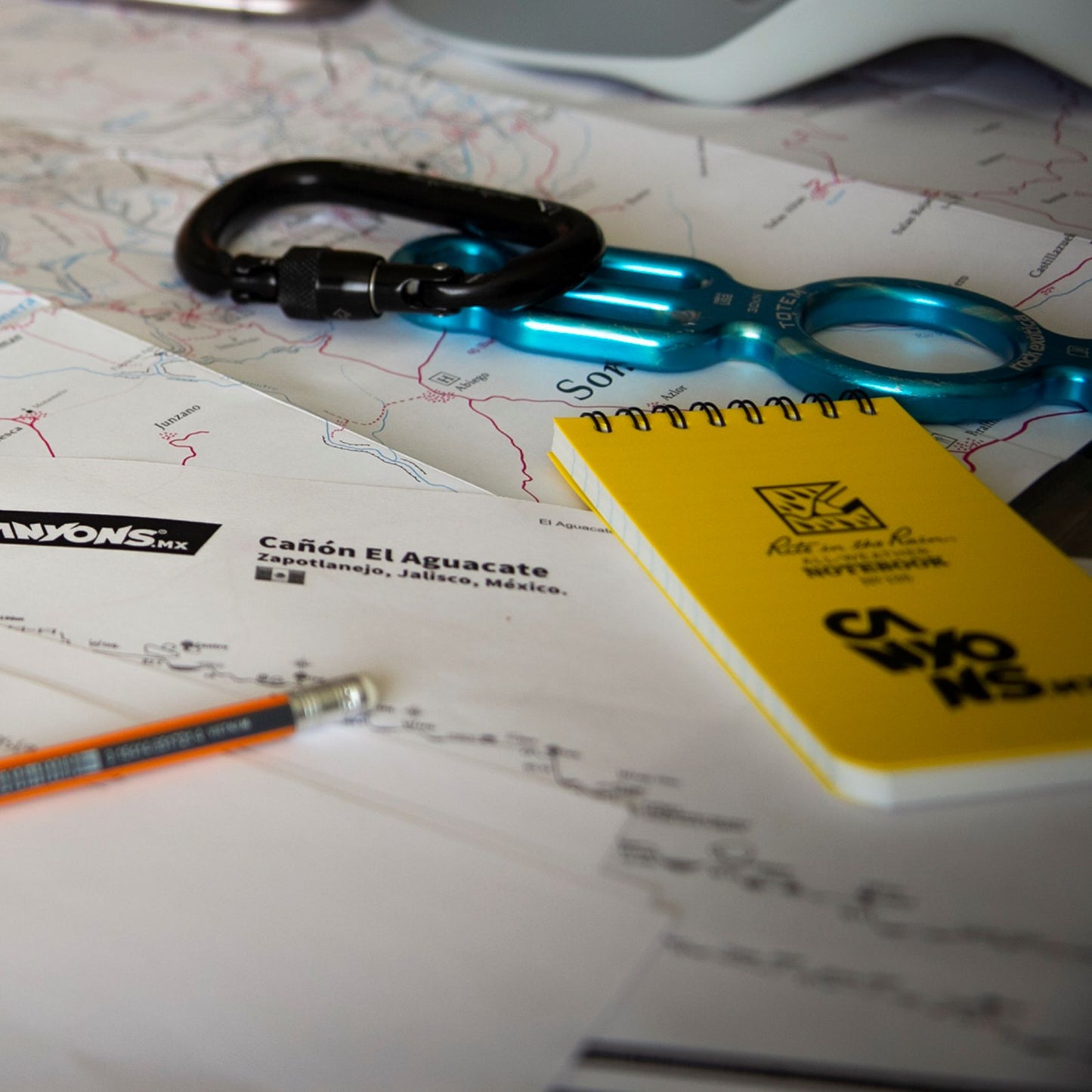 Taller en línea DOCUMENTACIÓN Y TRAZO  DE CROQUIS PARA BARRANCOS / Canyons.mx