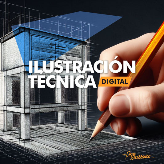 Ilustración técnica digital