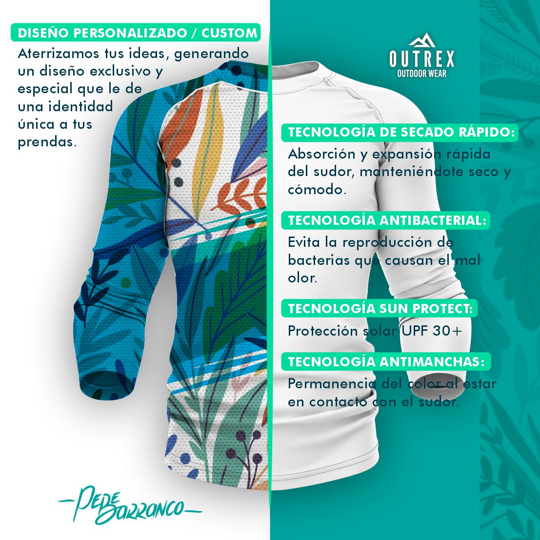 Rashguard Lycra Manga larga / Custom