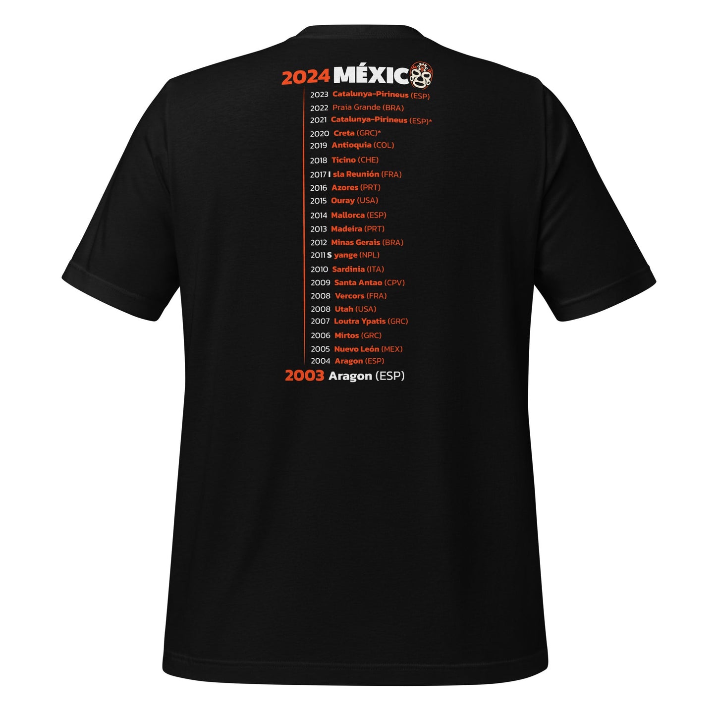 Camiseta Unisex 20 YEARS RIC MEXICO